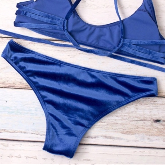 Velvet cheeky bikini BOTTOMS ONLY - Picture 2 of 3